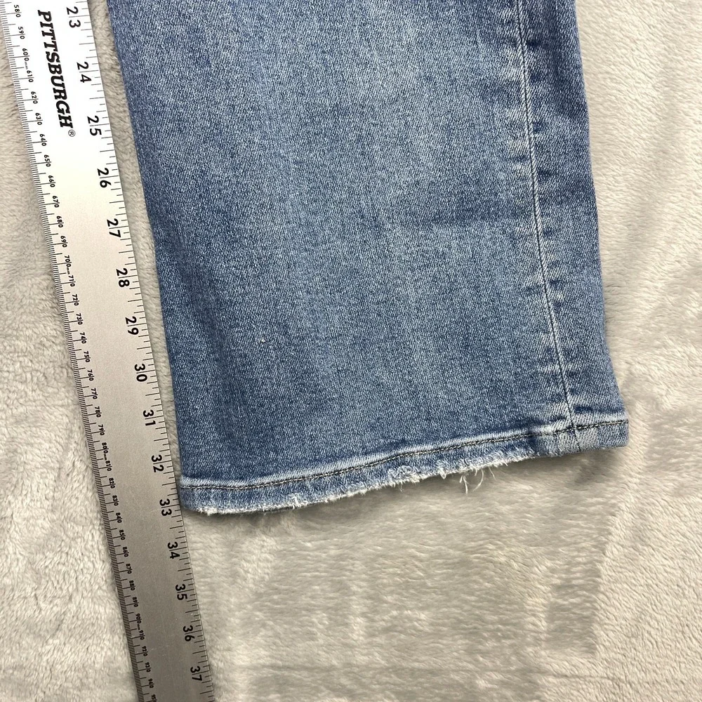 Flying Monkey Jeans Mens‎ 31 (31x33) Blue Denim Distressed Straight Leg Outdoor